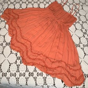 Peachy Pink Free People Mini Dress XS